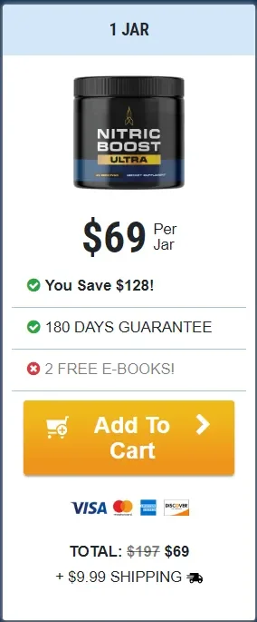 Order Nitric Boost Ultra 1 jars