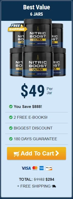 Order Nitric Boost Ultra 6 jars